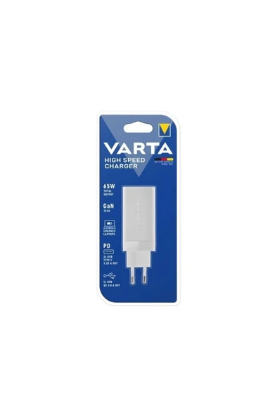 Varta Hıgh Speed 65w Adaptor Whıte VİTRİN ürün görseli