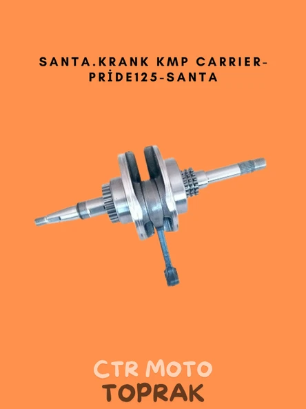 Santa Carrier Pride 125 Krank Mili – Komple Motor Denge ve Güç Aktarma Ünitesi - 1