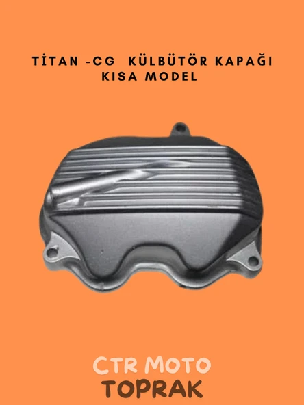 Titan CG Külbütör Kapağı Kısa Model – Alüminyum Motor Üst Kapak ürün görseli 1