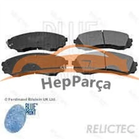 Chevrolet Cruze 2.0 Dizel Arka Fren Balatası Blue Print ürün görseli