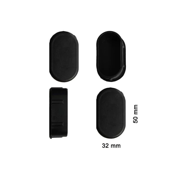 Oval Profil İç Tapa 32x50 mm 4 Adet ürün görseli 1