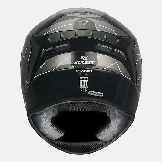 AXXIS DRAKEN CINZEN FULLFACE KASK - Resim 4