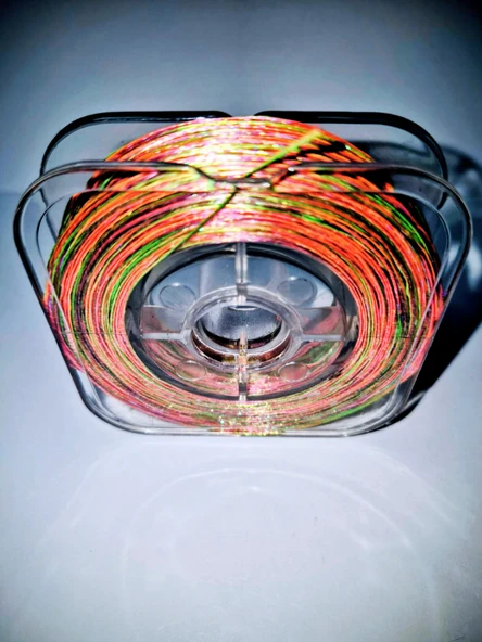 Eagenset Hazır Çapari Kombini Boru Sim Ultraviyole Uv Neon Fıstık Yeşili - Pembe Makarada - Resim 12