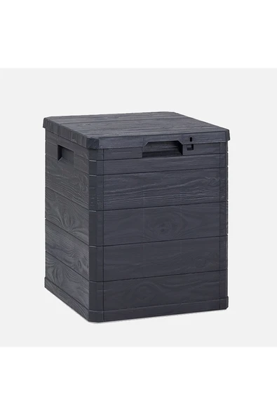 Bahçe, Balkon, Havuz Depolama Sandığı 90 Litre Antrasit | Kompakt & Dayanıklı Saklama Sandığı ürün görseli