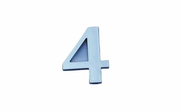 Cemax Villa Boy 4 Rakamı 8,5 cm Yapışkanlı - 1