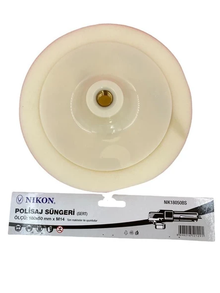 Nikon 18050BS Polisaj Süngeri 180 mm Beyaz Sert - 1