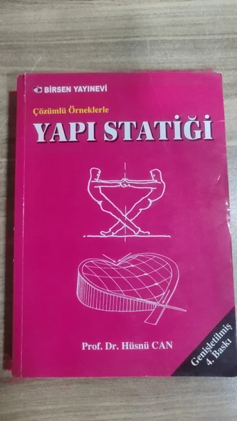 ÇÖZÜMLÜ ÖRNEKLERLE YAPI STATİĞİ Prof. Dr. HÜSNÜ CAN   4. BASKI ürün görseli