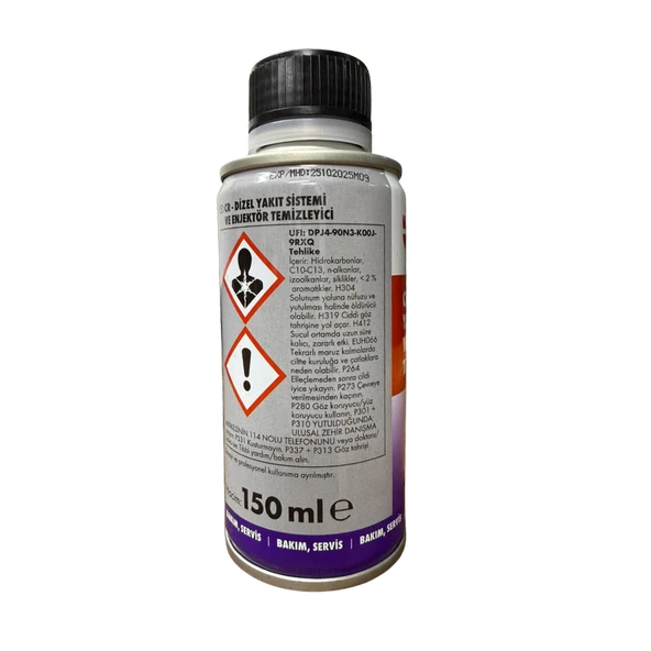 Cr - Dizel Yakıt Sistemi Ve Enjektör Temizleyici 150 ml - Resim 3