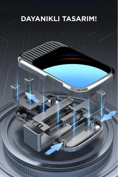 JX-053 Siyah Araç İçi Vantuzlu 360 Derece Telefon Tutucu - 2