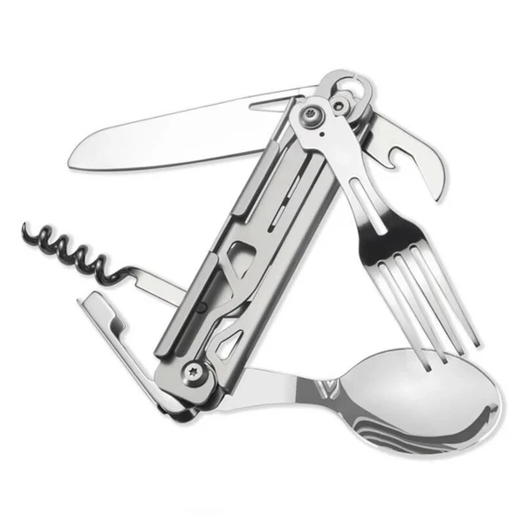 Grand Harvest GHKS002 Multi Fonksiyonel Çatal Bıçak Kaşık Tirbüşon Set ürün görseli