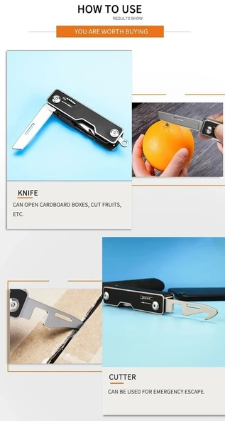 Grand Harvest GHK4-1 Multi Fonksiyonel Çakı - Resim 8