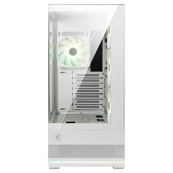 MSI MAG PANO 110R PZ TEMPERLI CAM 3X120MM 1X120MM ARGB FAN ATX BEYAZ PANORAMIK GAMING BILGISAYAR KASASI ürün görseli