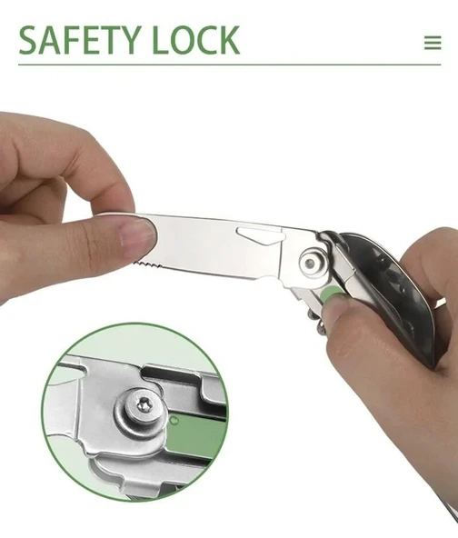 Grand Harvest GHKS002 Multi Fonksiyonel Çatal Bıçak Kaşık Tirbüşon Set - Resim 8