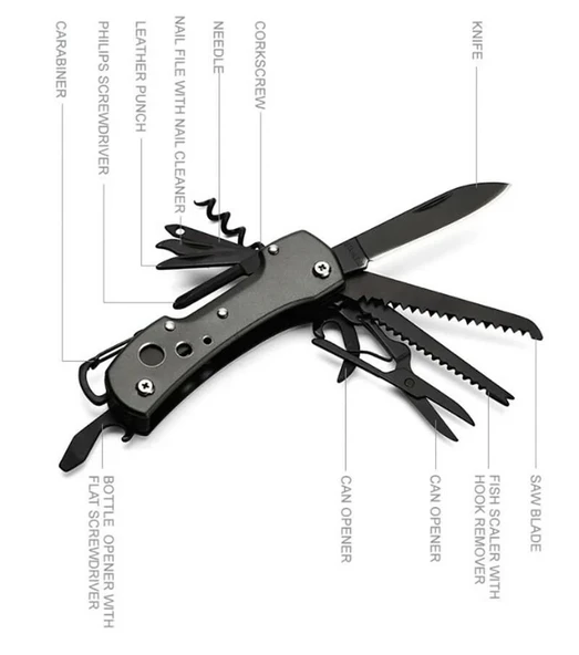 Grand Harvest KH5011K-H Multi Fonksiyonel Çakı - Resim 8