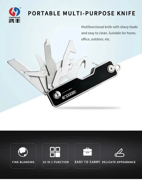 Grand Harvest GHK4-1 Multi Fonksiyonel Çakı - Resim 4