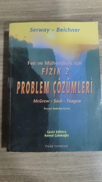 Fen Ve Mühendislik İçin Fizik 2 Problem Çözümleri Serway - Beichner ürün görseli