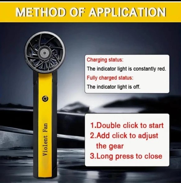 Sıkıştırılmış Hava Üfleyici 160000 RPM Turbo Fan – 10000mAh Şarjlı Toz Fırçası, Basınçlı Hava Püskürtme Cihazı - 6