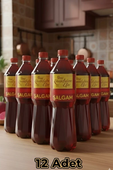 Kavaklıdere Acılı Şalgam Suyu 1 Lt Pet x 12 Adet ürün görseli