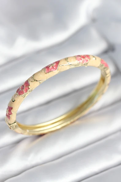 Pembe Renk Detaylı Mineli Kelepçe - EBJ251010W38143 ürün görseli