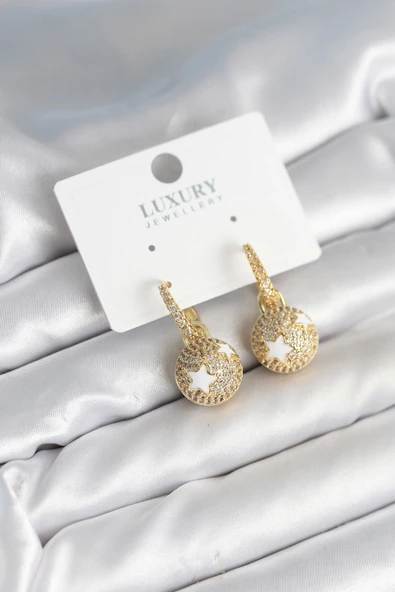 Top Yıldız Model Zirkon Taşlı Kadın Küpe - EBJ251010W38142 ürün görseli