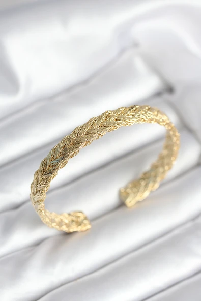 Ezme Zincir Model Gold Renk Kadın Bileklik - EBJ251010W38190 ürün görseli