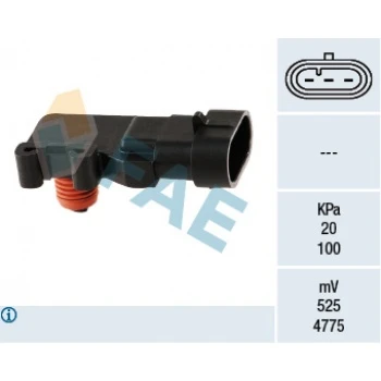 MAP SENSORU X14XE X16XEL Z16XE / P ASTRA F / G / H CORSA B / C VECTRA B / C - FAE 15013 - 1