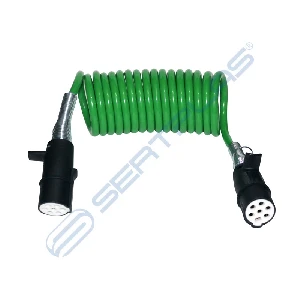 P.E. 20 SPİR N-TİP PLS. FİŞ S.EKO. SİYAH ELEKT. KABLO 4,2 MT Ç.B. - SERTPLAS-EN3809FZP