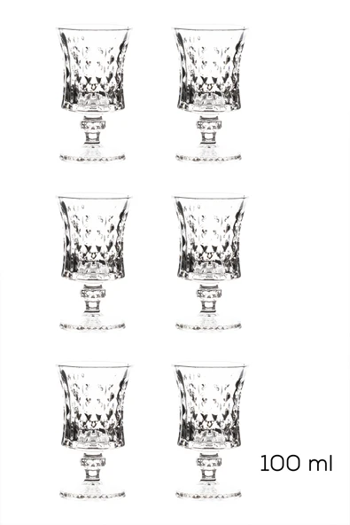 Porsima Yasemin 6lı Kahve Yanı Cam Bardak Takımı - 3