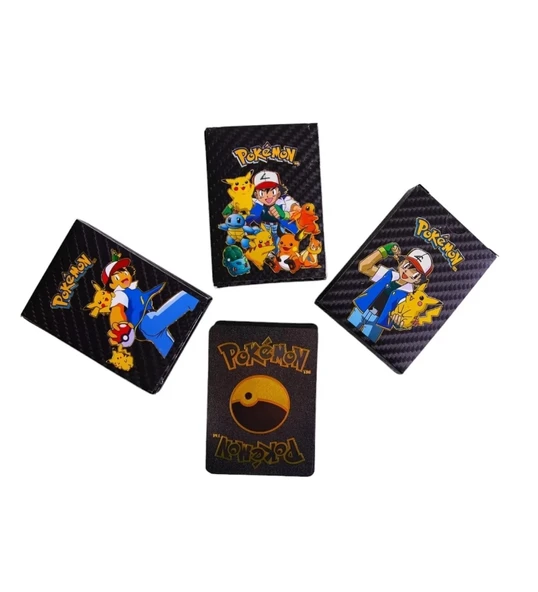 Eğitici Oyuncak Pokemon Siyah Starter Box Pack Koleksiyon Pokemon Kartları - 4