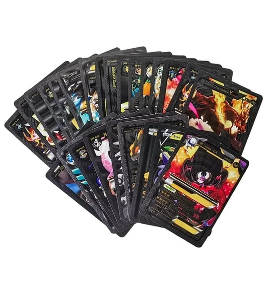 Eğitici Oyuncak Pokemon Siyah Starter Box Pack Koleksiyon Pokemon Kartları - 2