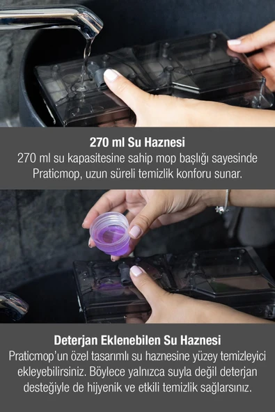 Fantom Praticmop P 1400 Elektrikli Süpürge Krem - Resim 3