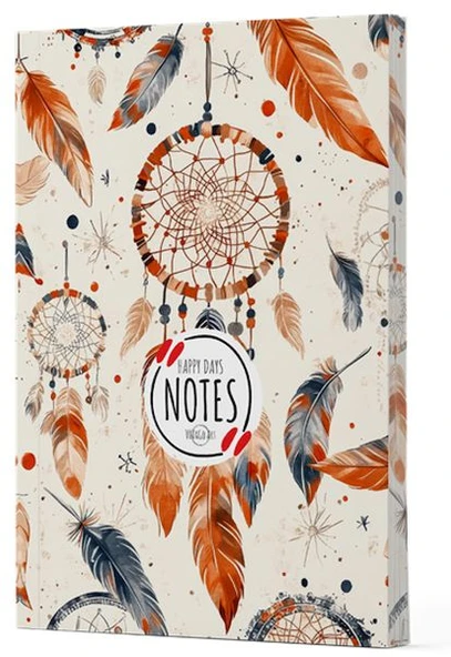 Tüy 5 - Yan Boyamalı Çizgili Defter ürün görseli 1