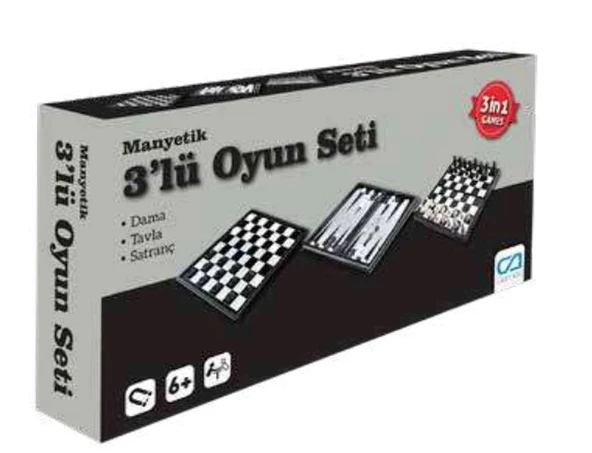 Manyetik 3'Lü Oyun Seti ürün görseli 1