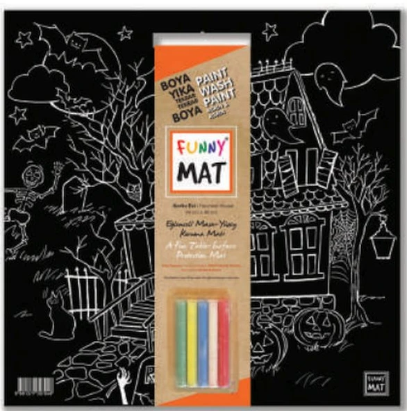 Funny Mat - Korku Evi 40x40cm ürün görseli 1