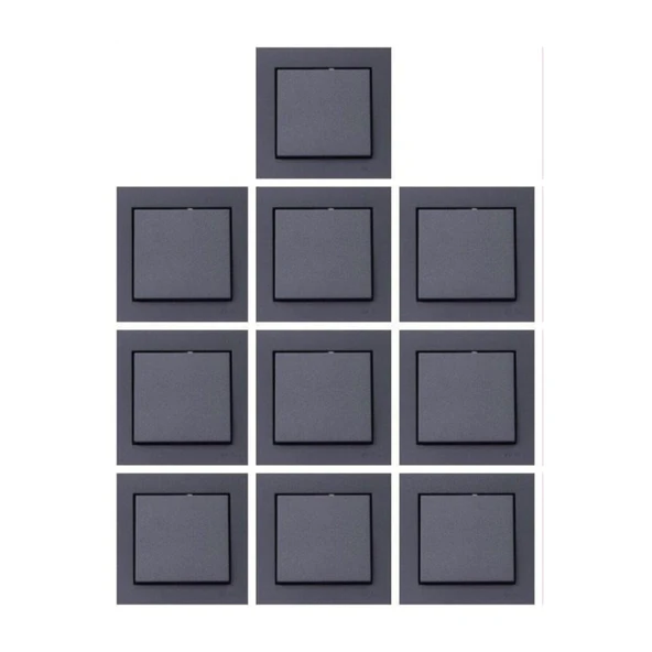 10 Adet Ovivo Grano Füme Anahtar Çerçeve Dahildir Tem ürün görseli