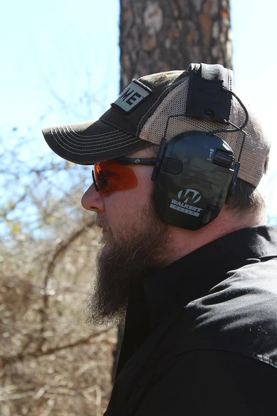 Walker's Razor Slim Ultra Düşük Profilli Kompakt Tasarımlı Kulaklık - Kamuflaj Gri - 2