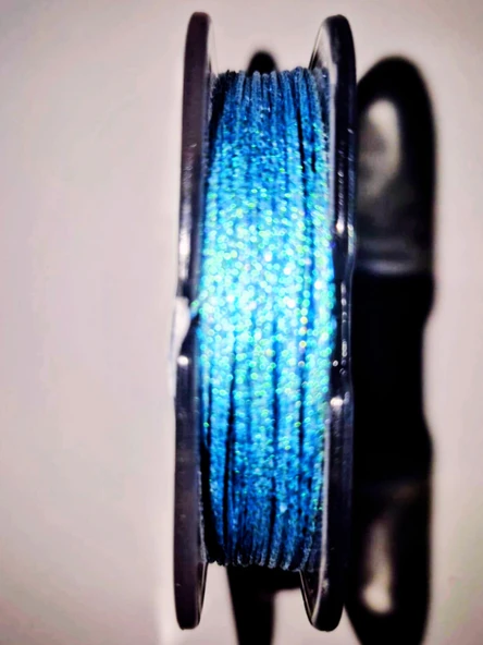 Eagenset Damla Simli Boru Sim Mavi Hazır Çapari Kombini Makarada - Resim 5