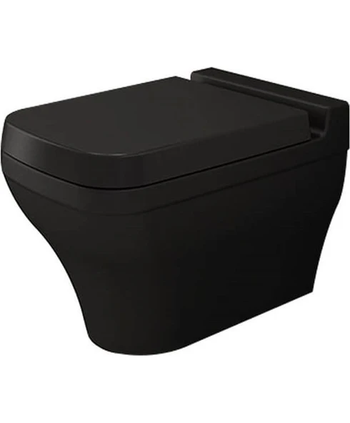 Bocchi Scala Asma Klozet Mat Siyah ( KAPAK DAHİL DEĞİLDİR )1080-004-0128 ürün görseli 1