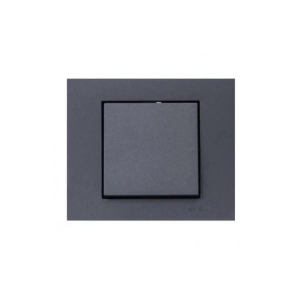 Ovivo Grano Füme Tekli Anahtar + Çerçeve