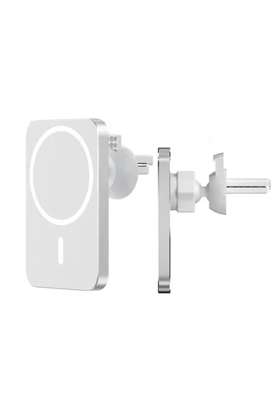 W1106 Magnetic Magsafe Wıreless Araç Telefon Tutucu Ve Kablosuz Şarj Cihazı