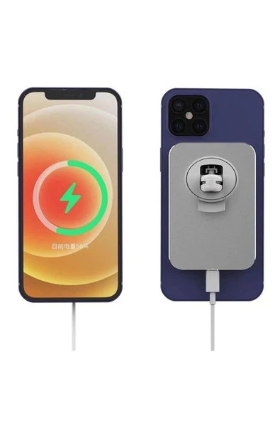 W1106 Magnetic Magsafe Wıreless Araç Telefon Tutucu Ve Kablosuz Şarj Cihazı - 5