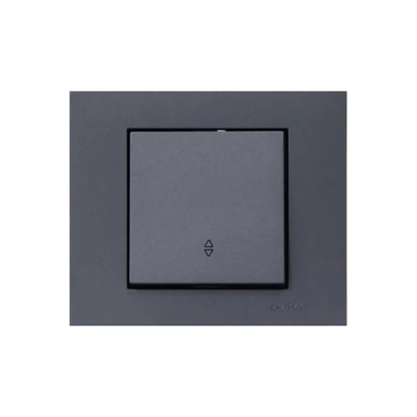 Ovivo Grano Füme Vavien Anahtar Çerçeve Dahil - 1 Adet