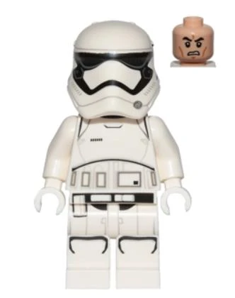 Lego Minifigür Star Wars First Order Stormtrooper (Rounded Mouth Pattern) sw0667 ürün görseli 1