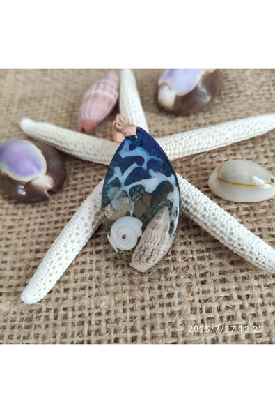 Epoksi Kolye Ucu - 12412 - 2