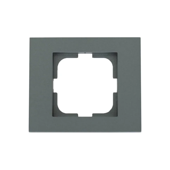 12 Adet Ovivo Grano Metalik Füme Numeris Telefon Prizi Çerçeve Dahil - Resim 4