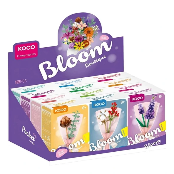 Buket Çiçekleri Serisi 3D Puzzle - 3