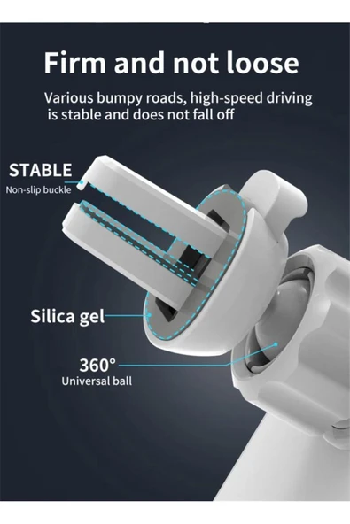 W1106 Magnetic Magsafe Wıreless Araç Telefon Tutucu Ve Kablosuz Şarj Cihazı - 6