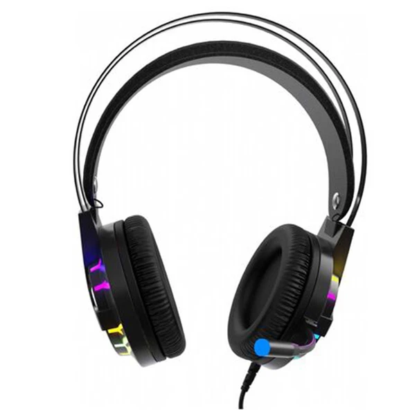 INCA IGK-X10 RGB Siyah Mikrofonlu Kulak Üstü Kulaklık ürün görseli 1