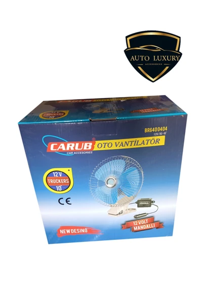 Araba oto vantilatör pervane 10'' 12 volt 22 cm çaplı pervane 2 aşamalı - Resim 2