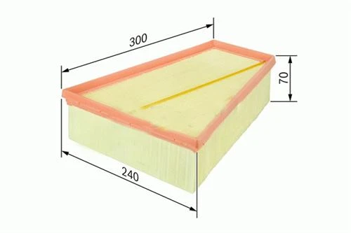 HAVA FİLTRESİ FORD GALAXY -MONDEO IV-SMAX-VOLVO V70-S80 1.6-1.8-2.0 TDCI 07> 1418883-6G919601AB-30740955 ürün görseli